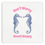 Sea Horses Paper Dinner Napkins (Personalized)