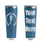 Sea Horses Steel Blue RTIC Everyday Tumbler - 28 oz. - Front and Back