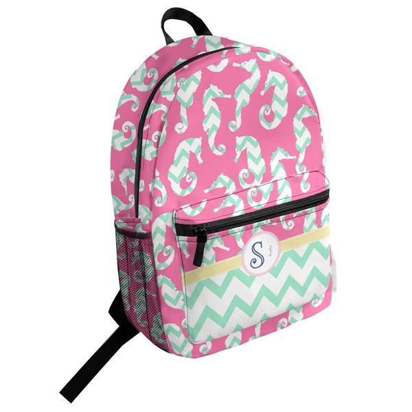 Custom Sea Horses Student Backpack (Personalized)