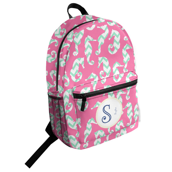 Custom Sea Horses Student Backpack (Personalized)
