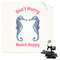 Sea Horses Sublimation Transfer - Shirt Back / Men (Personalized)