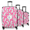 Sea Horses 3 Piece Luggage Set - 20" Carry On, 24" Medium Checked, 28" Large Checked (Personalized)