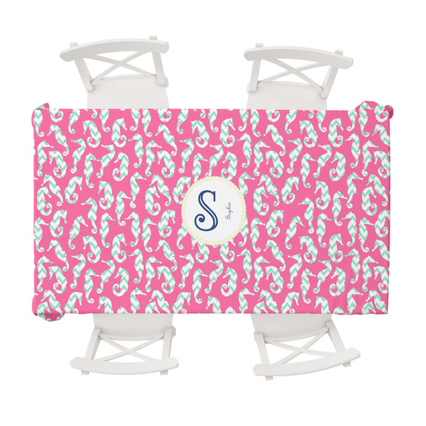 Custom Sea Horses Tablecloth - 58"x102" (Personalized)