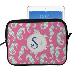 Sea Horses Tablet Case / Sleeve - Large (Personalized)