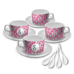 Sea Horses Tea Cup - Set of 4 (Personalized)