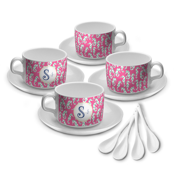 Sea Horses Tea Cup - Set of 4