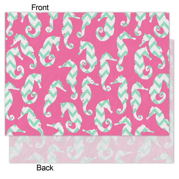 Sea Horses Tissue Paper - Heavyweight - Medium - Front & Back