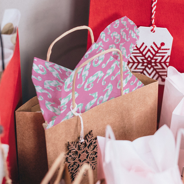 Sea Horses Tissue Paper - In Gift Bag