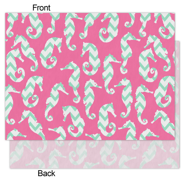 Sea Horses Tissue Paper - Lightweight - Medium - Front & Back