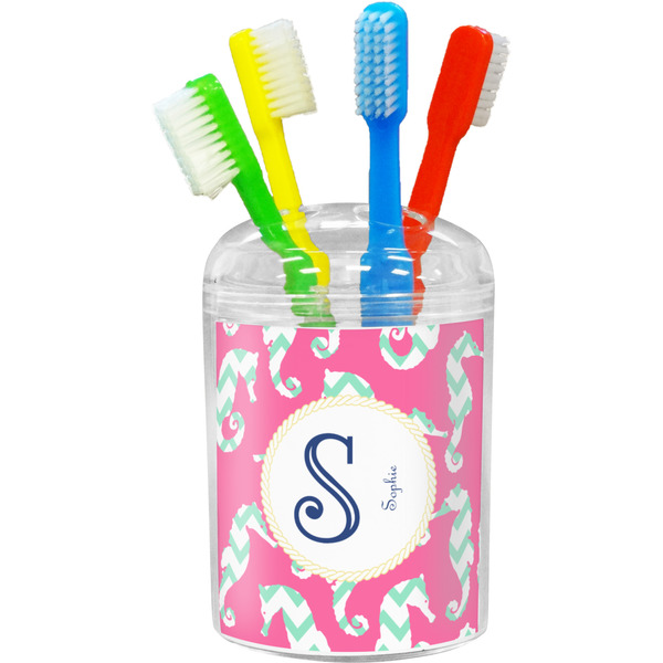 Custom Sea Horses Toothbrush Holder (Personalized)