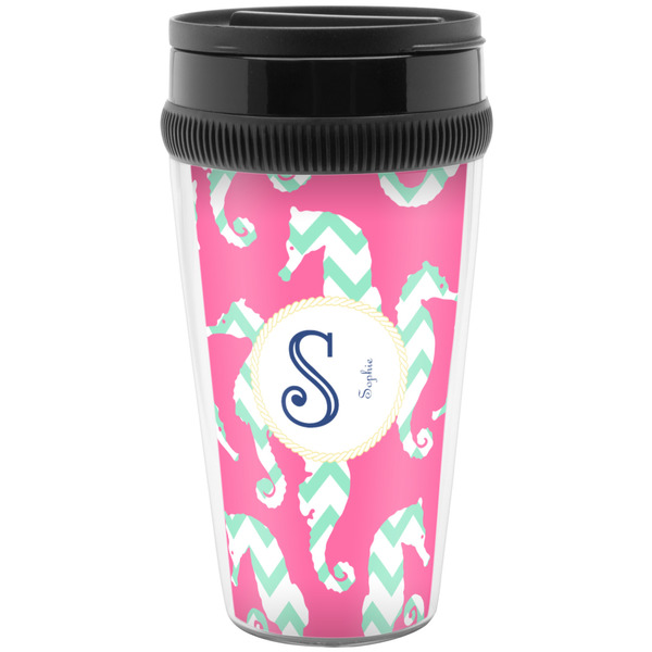 Custom Sea Horses Acrylic Travel Mug without Handle (Personalized)