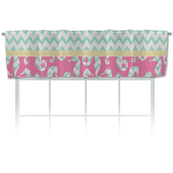 Custom Sea Horses Valance