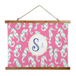 Sea Horses Wall Hanging Tapestry - Wide (Personalized)