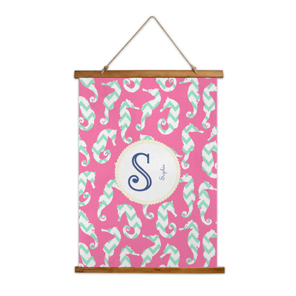 Custom Sea Horses Wall Hanging Tapestry - Tall (Personalized)