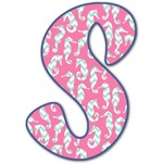 Sea Horses Letter Decal - Medium (Personalized)