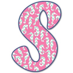 Sea Horses Letter Decal - Custom Sizes (Personalized)