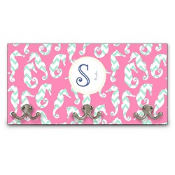 Sea Horses Wall Mounted Coat Rack (Personalized)