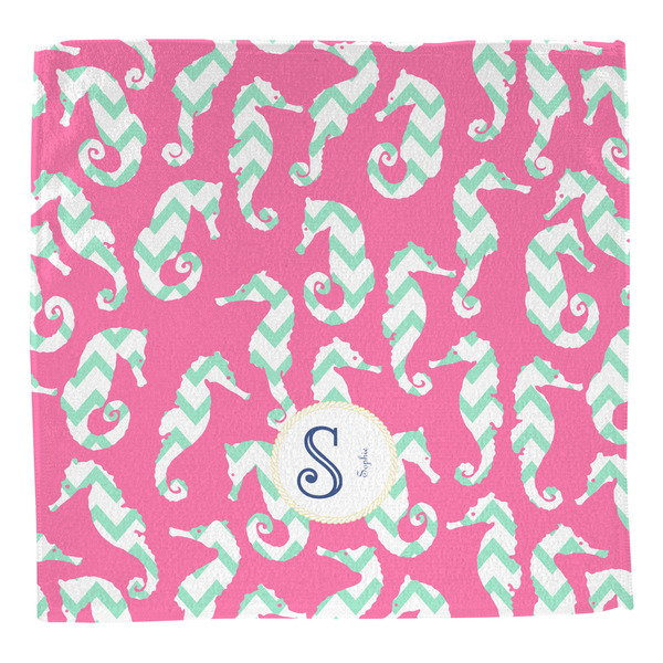 Sea Horses Washcloth - Front - No Soap