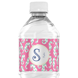 Sea Horses Water Bottle Labels - Custom Sized (Personalized)