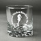 Sea Horses Whiskey Glass - Front/Approval