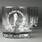 Sea Horses Whiskey Glasses (Set of 4) (Personalized)
