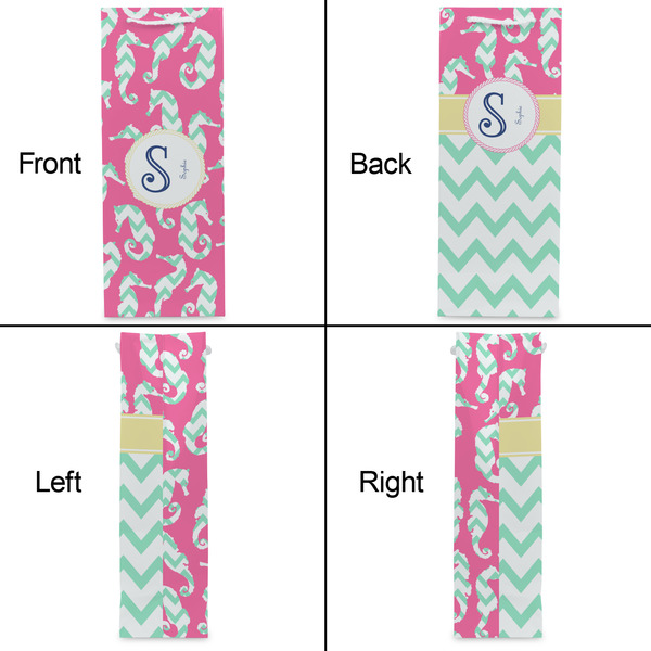 Sea Horses Wine Gift Bag - Gloss - Approval