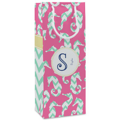 Sea Horses Wine Gift Bags - Gloss (Personalized)