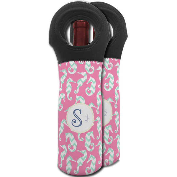 Sea Horses Wine Tote Bag - MAIN