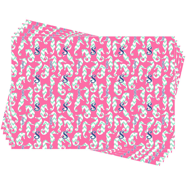 Sea Horses Wrapping Paper - 5 Sheets Approval