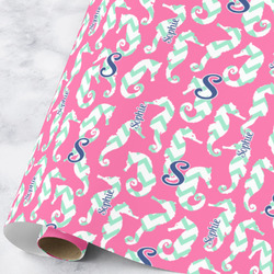 Sea Horses Wrapping Paper Roll - Large (Personalized)