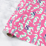 Sea Horses Wrapping Paper Roll - Medium (Personalized)