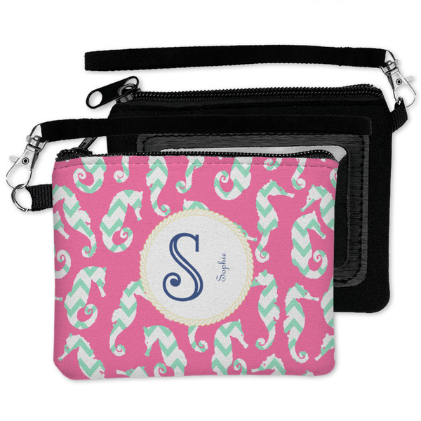 Sea Horses Wristlet ID Cases - MAIN