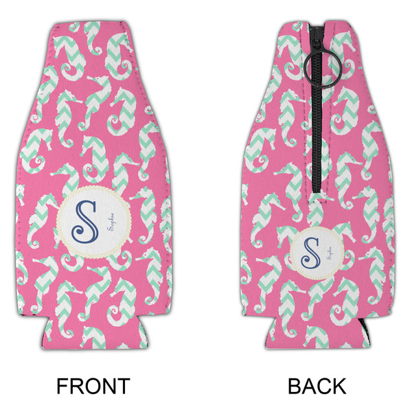 Sea Horses Zipper Bottle Cooler - APPROVAL