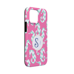 Sea Horses iPhone Case - Rubber Lined - iPhone 13 Mini (Personalized)