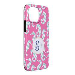 Sea Horses iPhone Case - Rubber Lined - iPhone 13 Pro Max (Personalized)