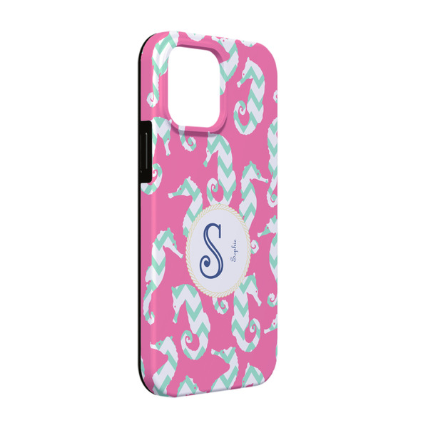 Custom Sea Horses iPhone Case - Rubber Lined - iPhone 13 (Personalized)