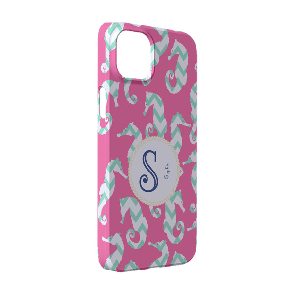 Custom Sea Horses iPhone Case - Plastic - iPhone 14 (Personalized)