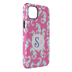 Sea Horses iPhone Case - Rubber Lined - iPhone 14 Plus (Personalized)