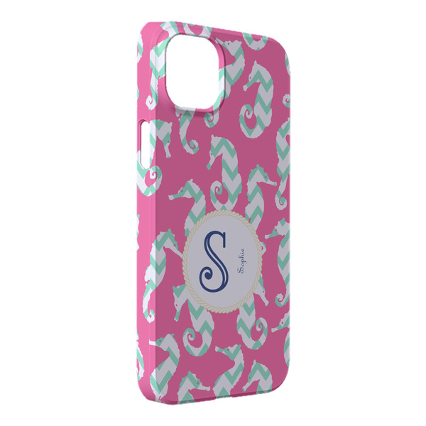 Custom Sea Horses iPhone Case - Plastic - iPhone 14 Pro Max (Personalized)