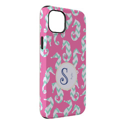 Sea Horses iPhone Case - Rubber Lined - iPhone 14 Pro Max (Personalized)