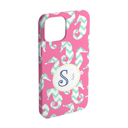 Sea Horses iPhone Case - Plastic - iPhone 15 (Personalized)