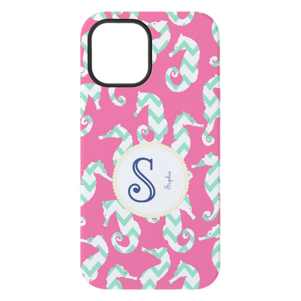 Sea Horses iPhone 15 Plus Tough Case - Back