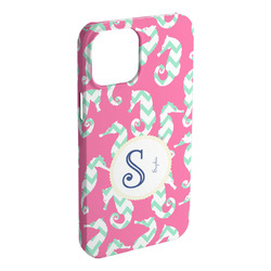 Sea Horses iPhone Case - Plastic - iPhone 15 Pro Max (Personalized)