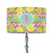 Pineapples 12" Drum Lampshade - ON STAND (Fabric)