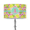 Pineapples 12" Drum Lampshade - ON STAND (Poly Film)