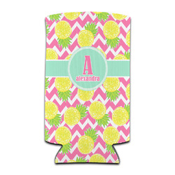 Pineapples Can Cooler (tall 12 oz) (Personalized)
