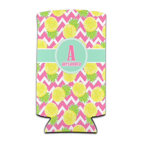 Custom Pineapples Can Cooler (tall 12 oz) (Personalized)