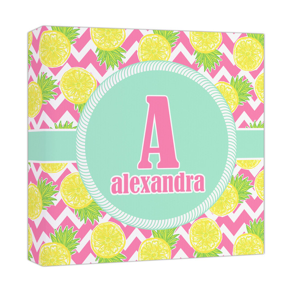 Custom Pineapples Canvas Print - 12x12 (Personalized)