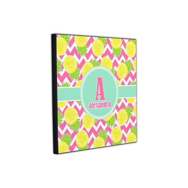 Pineapples 12x12 Wood Print - Angle View