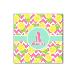 Pineapples Wood Print - 12x12 (Personalized)